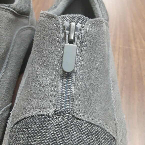 Lands’ End Women's All Weather Insulated Suede Leather Zip Moc Shoes Sz 9.5B - Picture 5 of 10